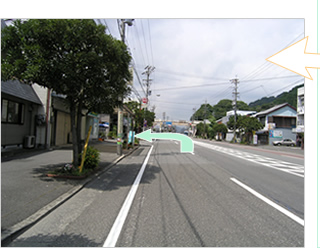 静岡駅方面から（写真）